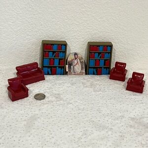 Harry Potter Nano Scene Metalfigs Gryffindor Tower Book Cases Chairs Coach Door